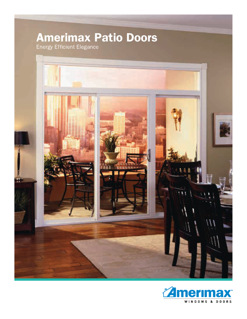 Amerimax Patio Doors Brochures