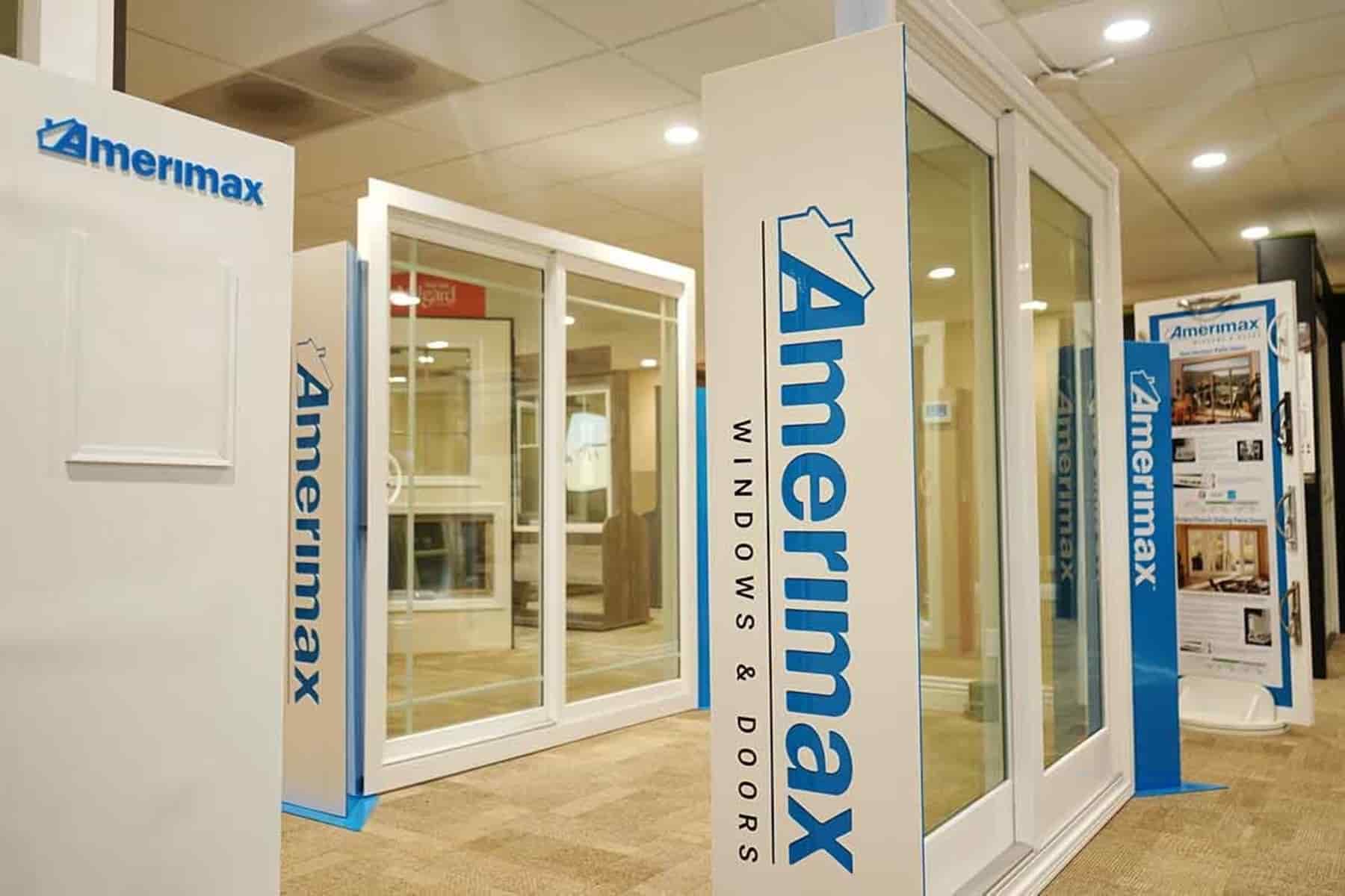 Our amerimax section of our window and door showroom
