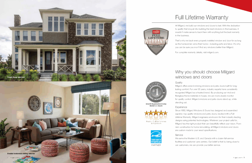 Milgard Brochures Hardy Windows
