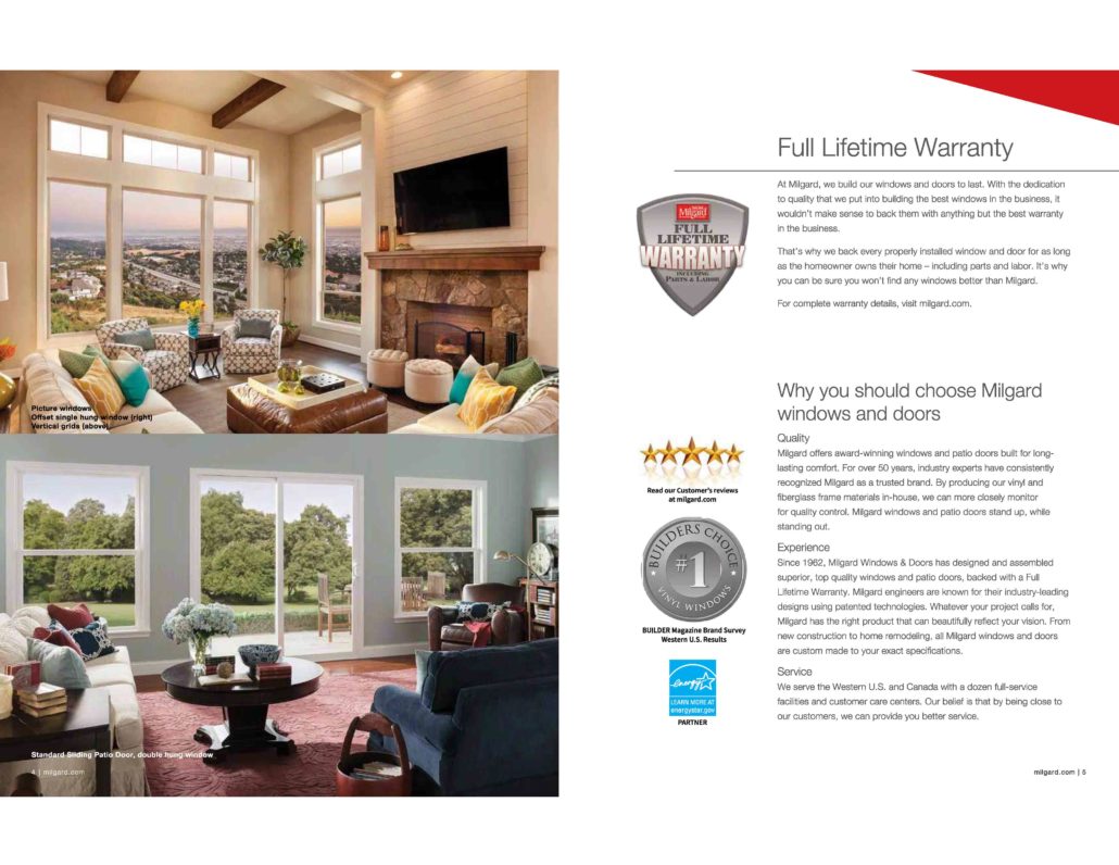 Milgard Brochures Hardy Windows