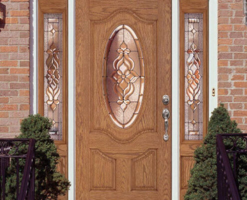 DW1006-FrontDoorHybrid-Styles-midcentury-2 Front Door with Sidelites
